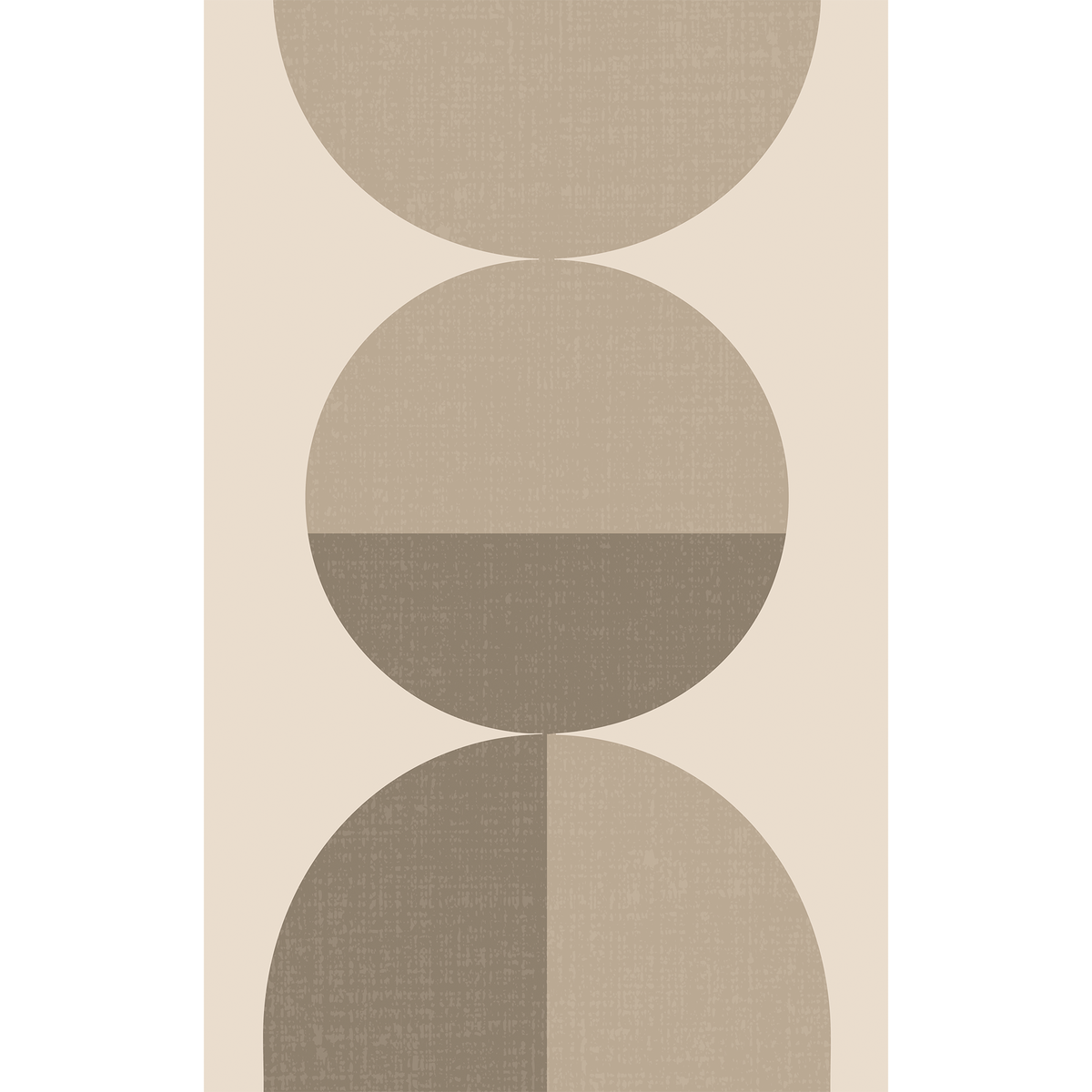 Stacked Circle Geo Rug