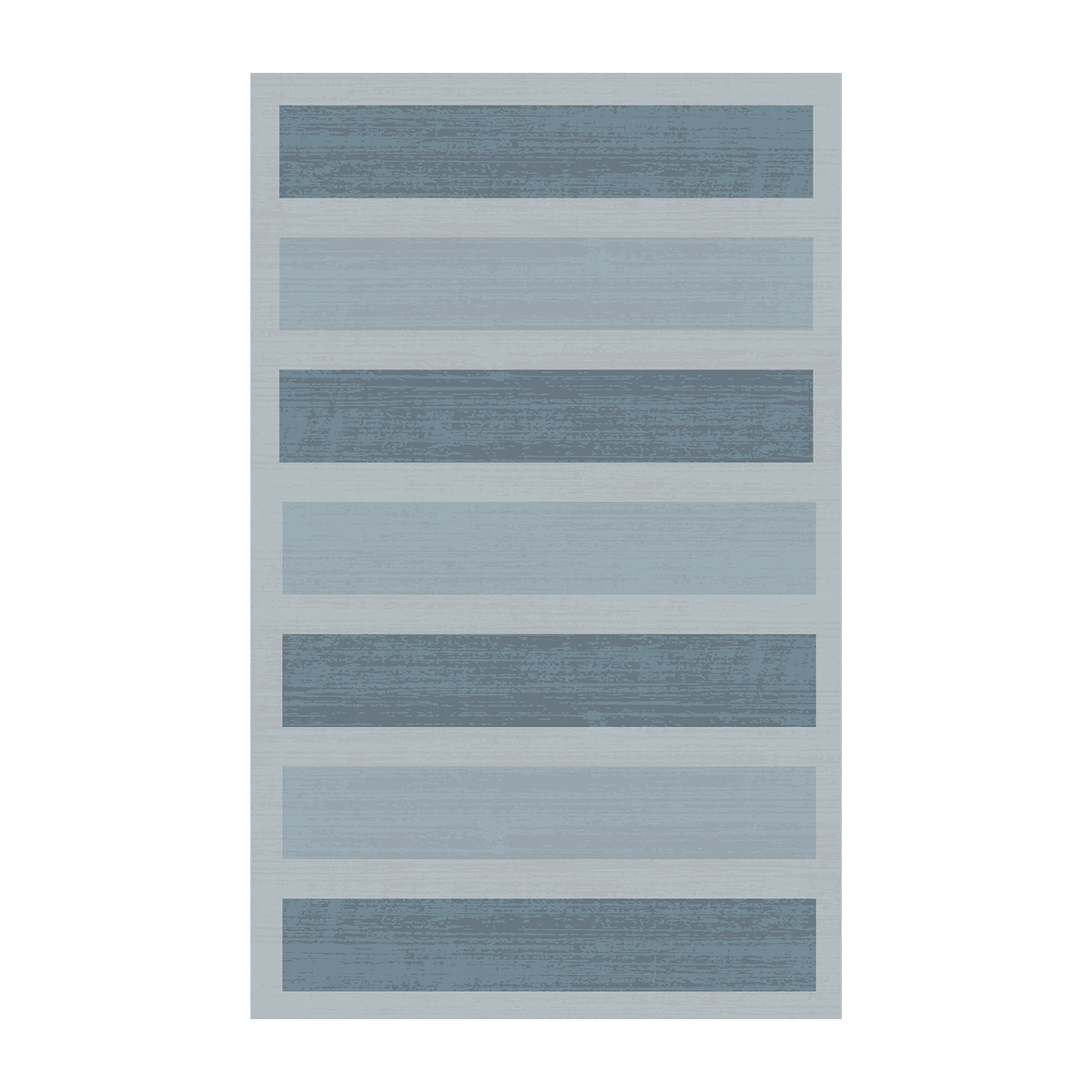 Mist Blue Band Rug