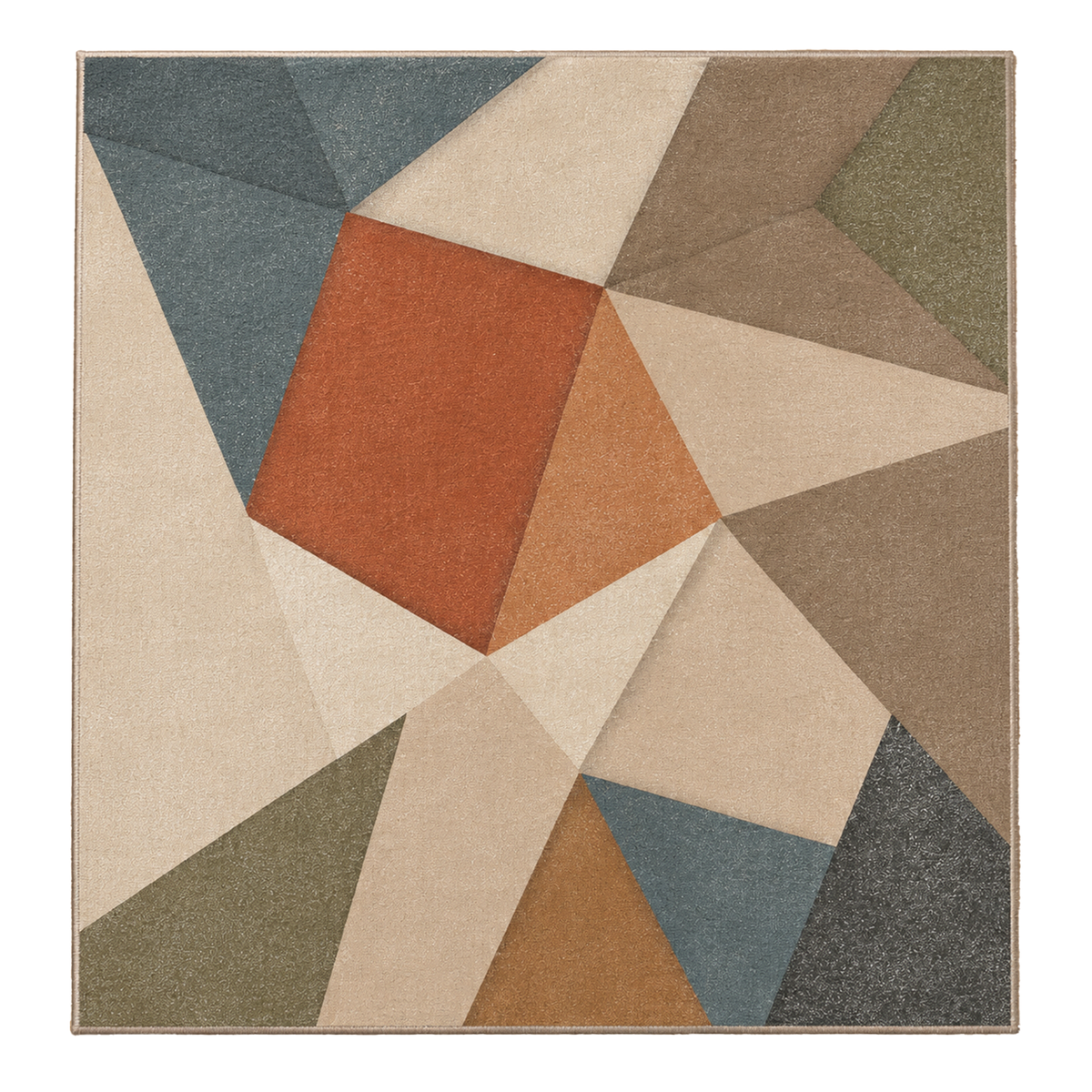 Flowing Wave Abstract Rug