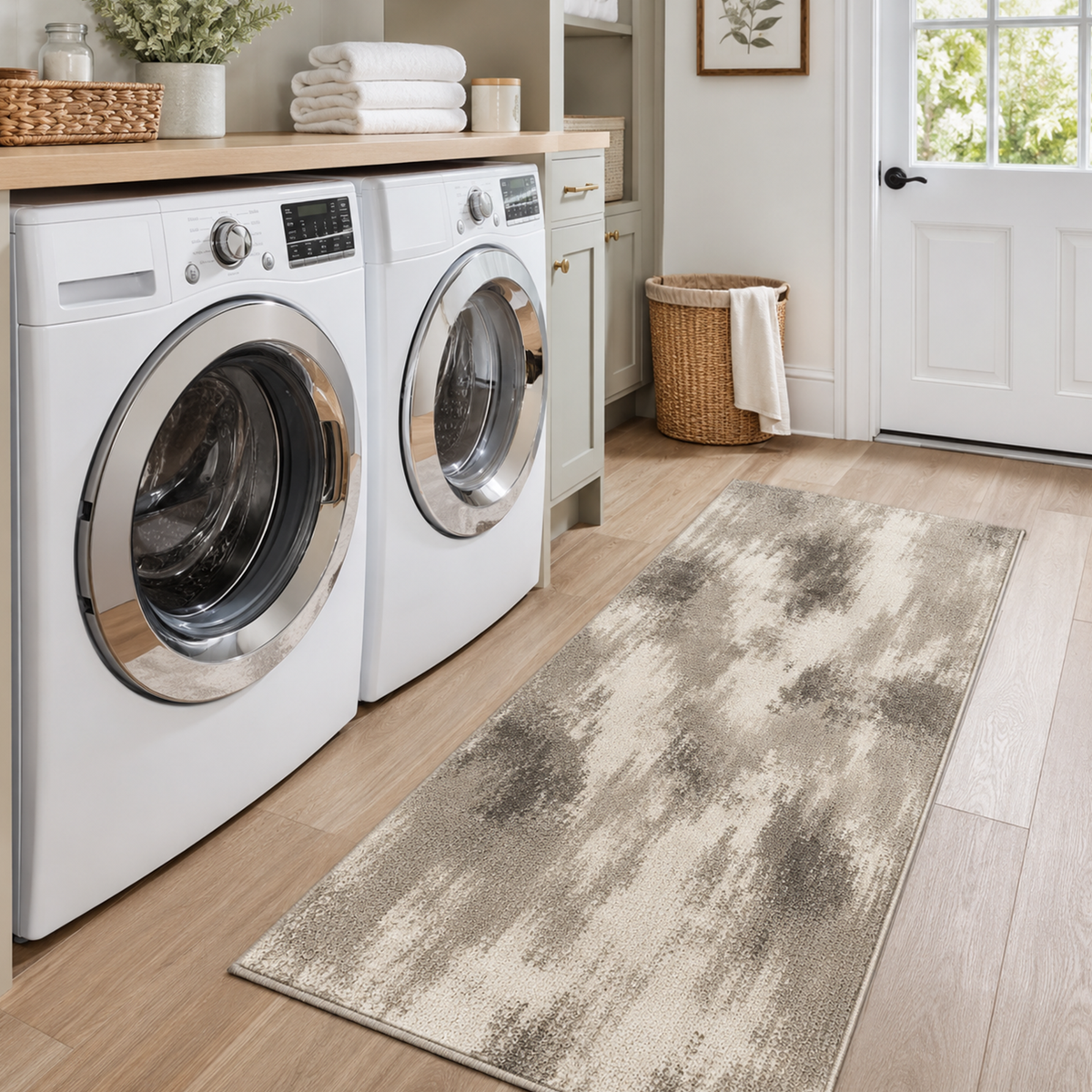 Sandstone Abstract Area Rug