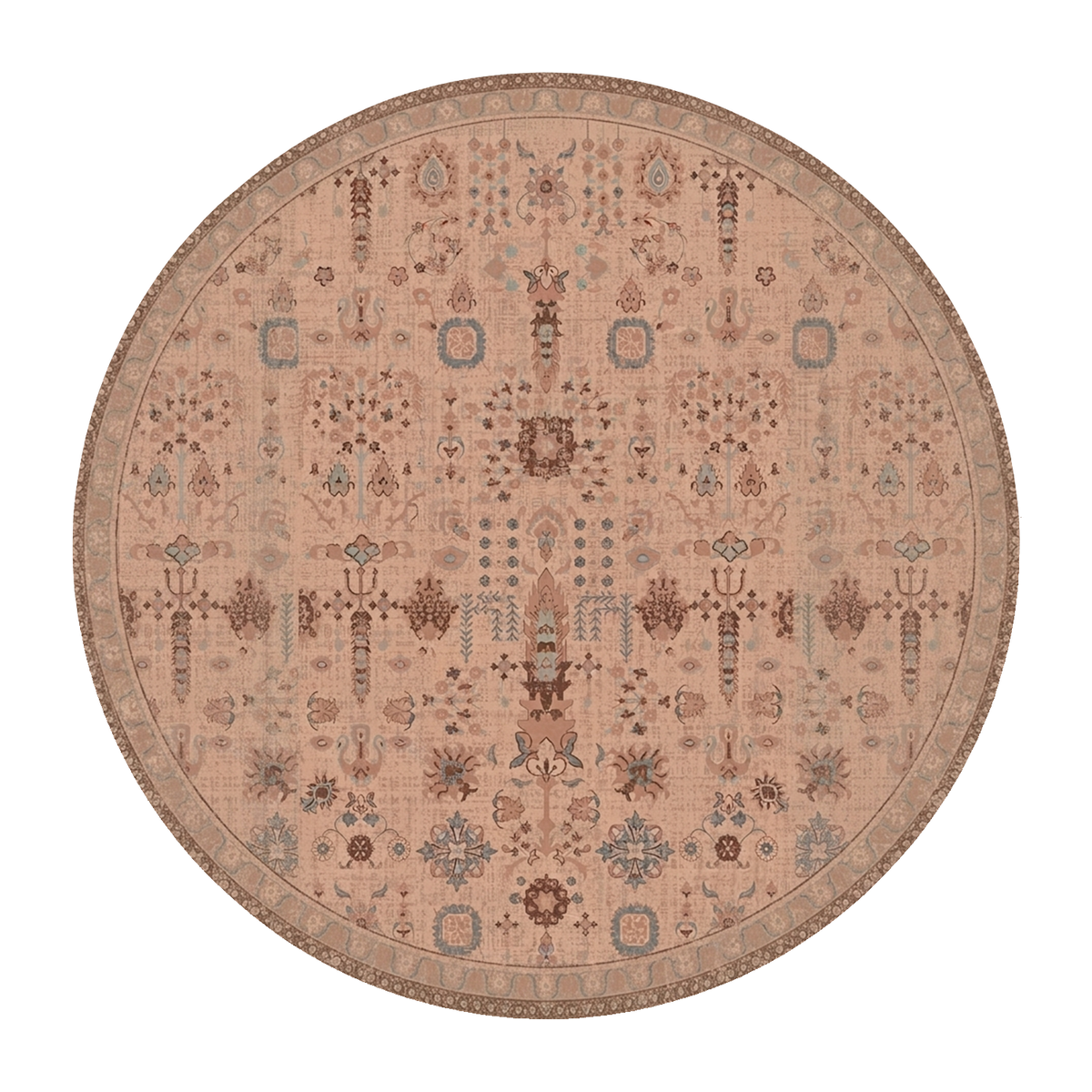 Blush Symmetrical Motif Rug