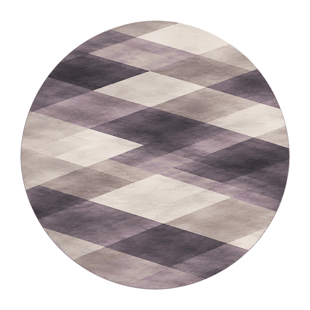 Mauve Prism Geometric Rug
