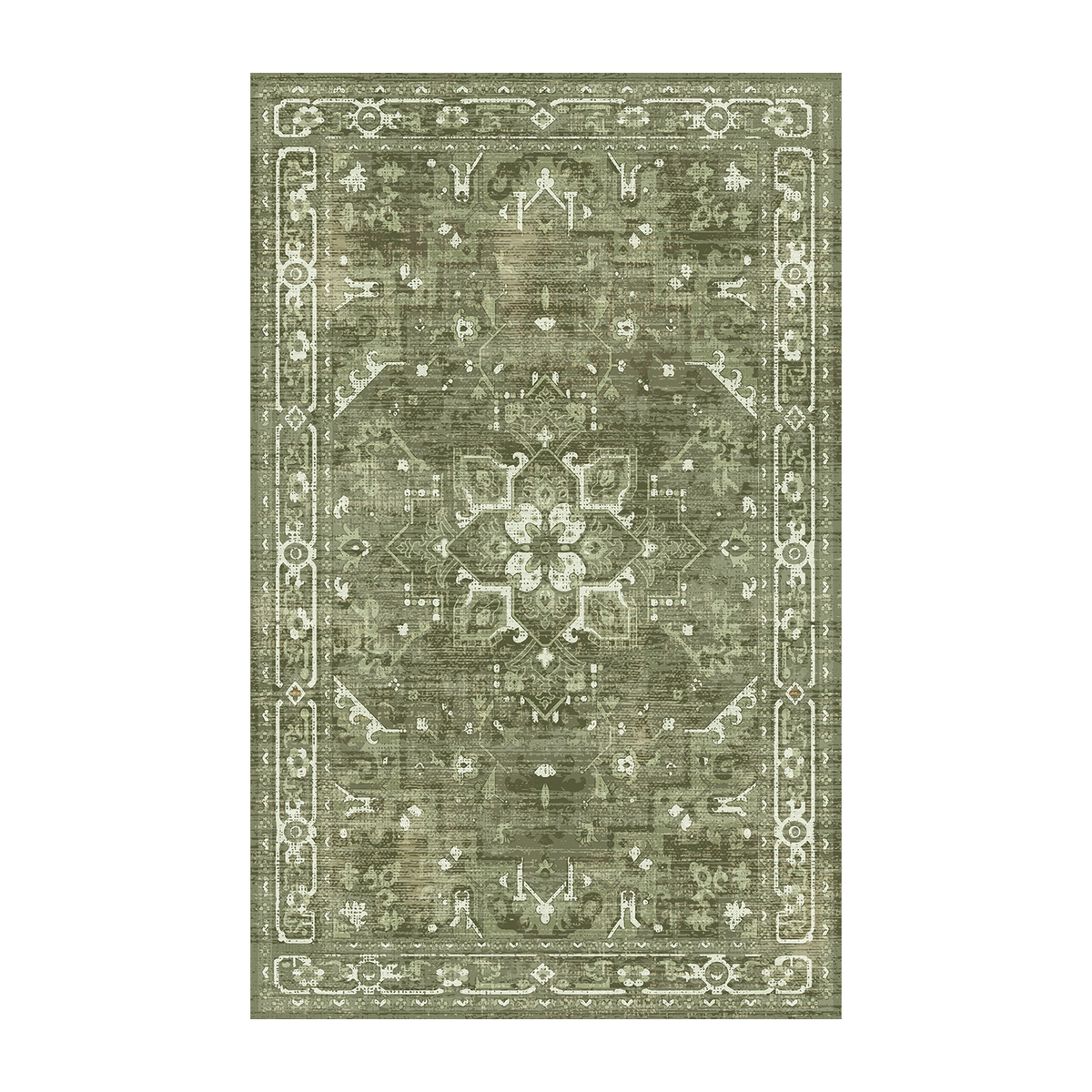 Olive Heritage Medallion Rug