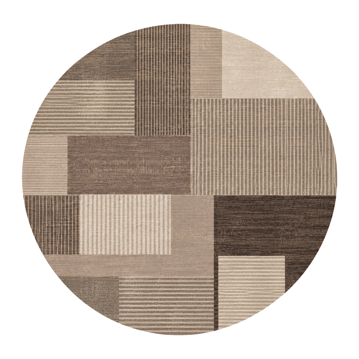 Espresso Gridwork Rug