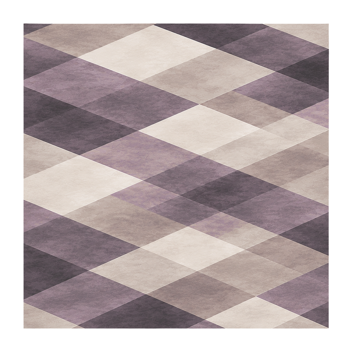 Mauve Prism Geometric Rug